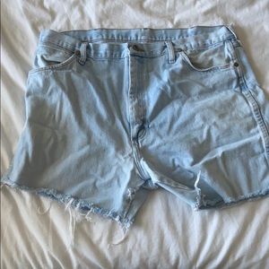 Wrangler cutoff shorts